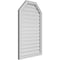 Ekena Millwork Octagonal Top Surface Mount PVC Gable Vent w/ 2"W x 1-1/2"P Brickmould Frame, 26"W x 42"H GVPOT26X4202SF - alternate 2
